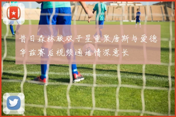 昔日森林狼双子星重聚唐斯与爱德华兹赛后视频通话情深意长